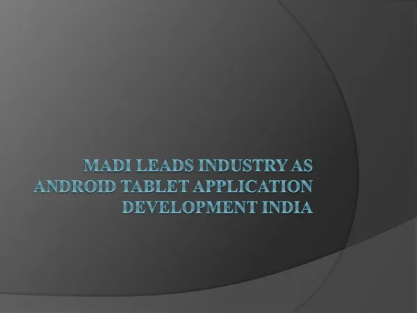 Being Android App Development Company India