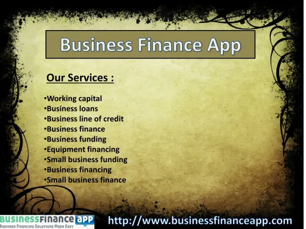 Business Loans - Business Finance App