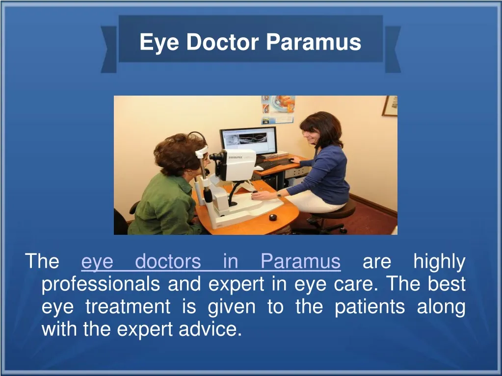 eye doctor paramus