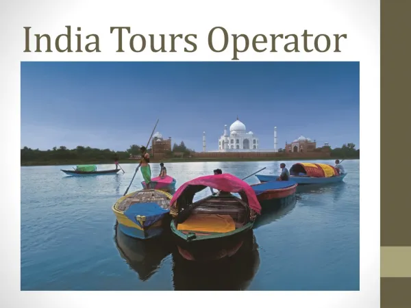 Tourist destination India