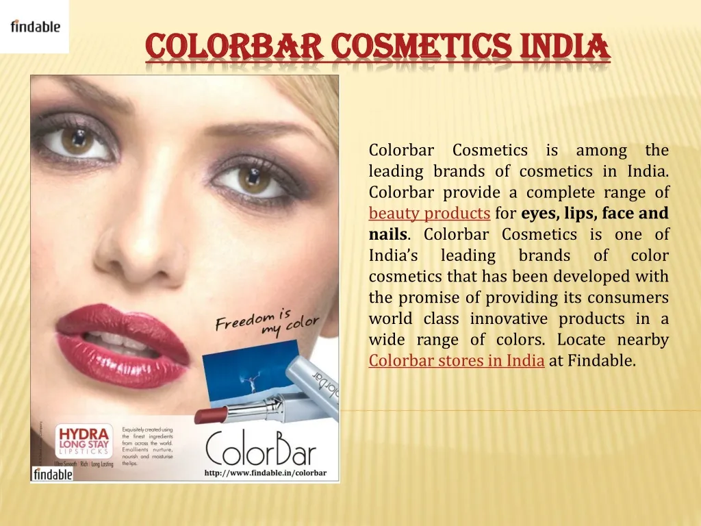 colorbar cosmetics india