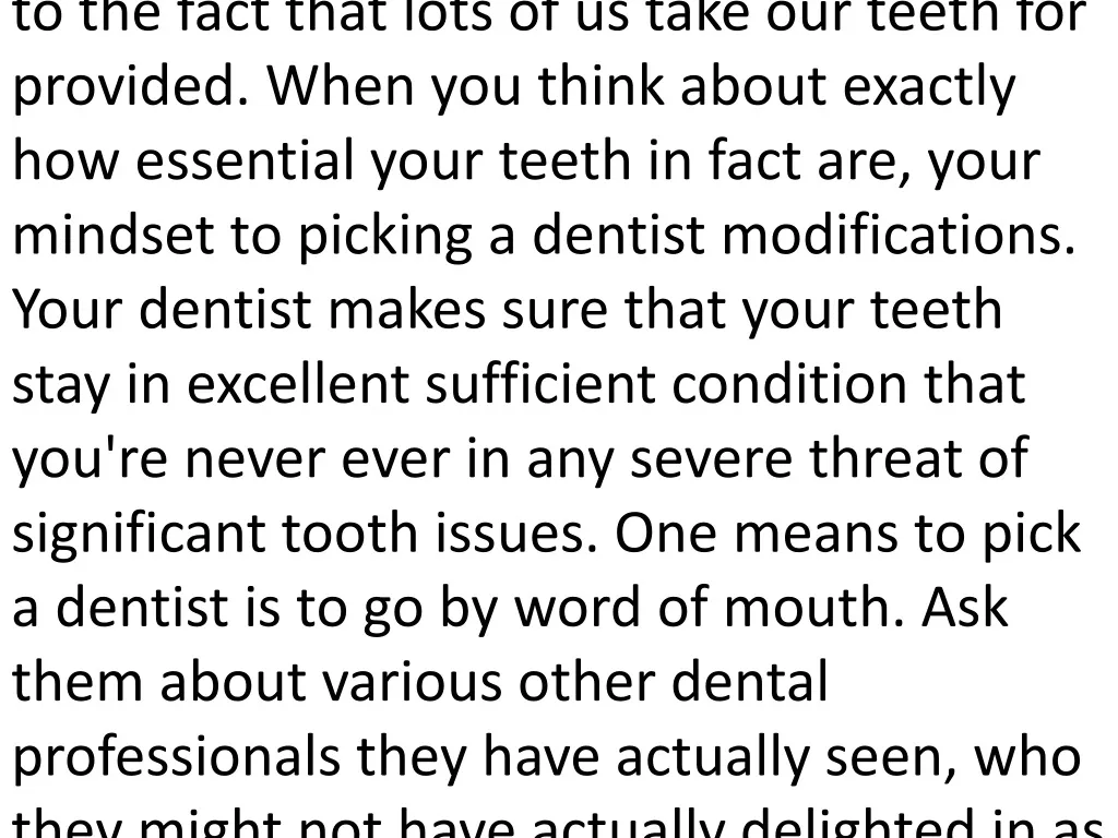 the best ways to pick a dentist ok let s talk