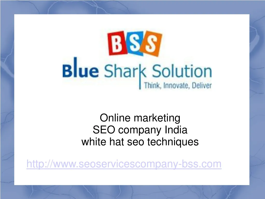 online marketing seo company india white