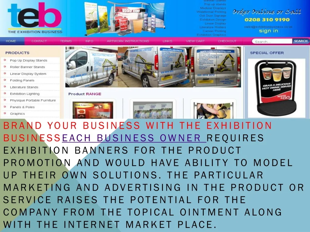 brand your business with the exhibition business
