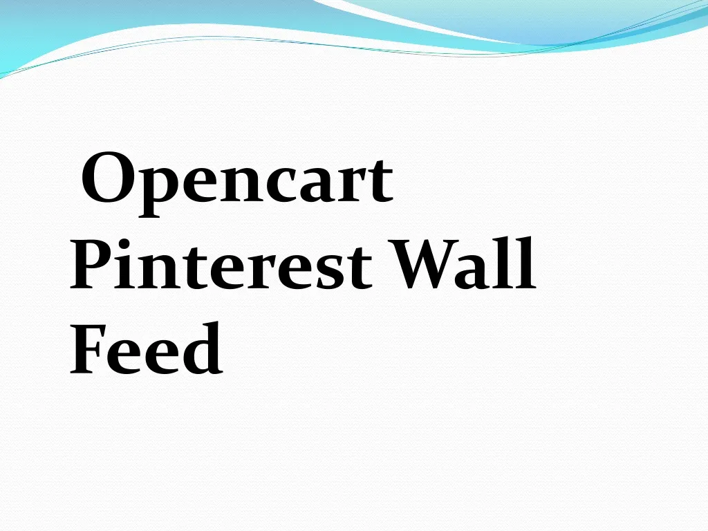 opencart pinterest wall feed