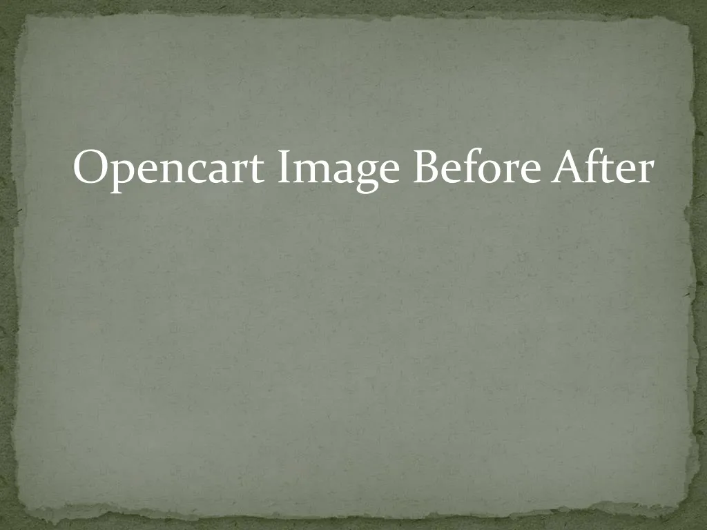 opencart image before after