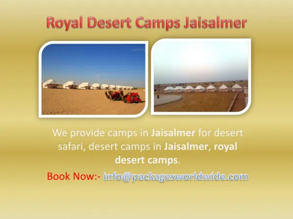 Royal Desert Camps Jaisalmer
