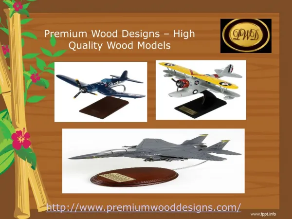Wooden Mahogany models