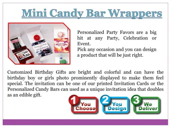 Miniature Candy Wrappers
