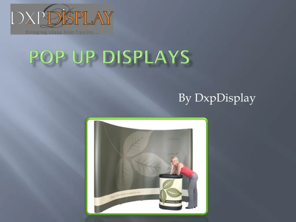 pop up displays