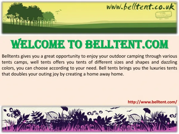 Welcome to belltent.com