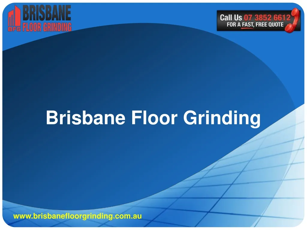 brisbane floor grinding