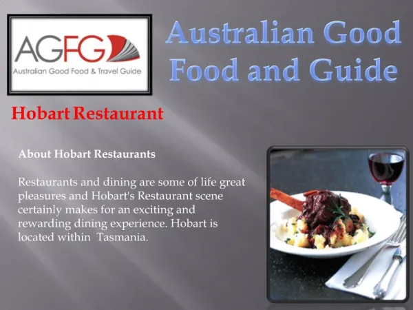 Hobart Restaurants