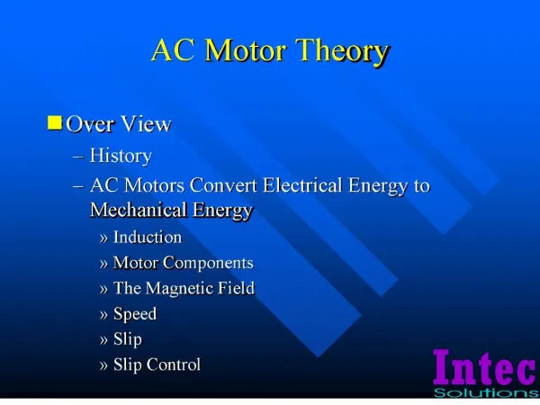 ac motor theory