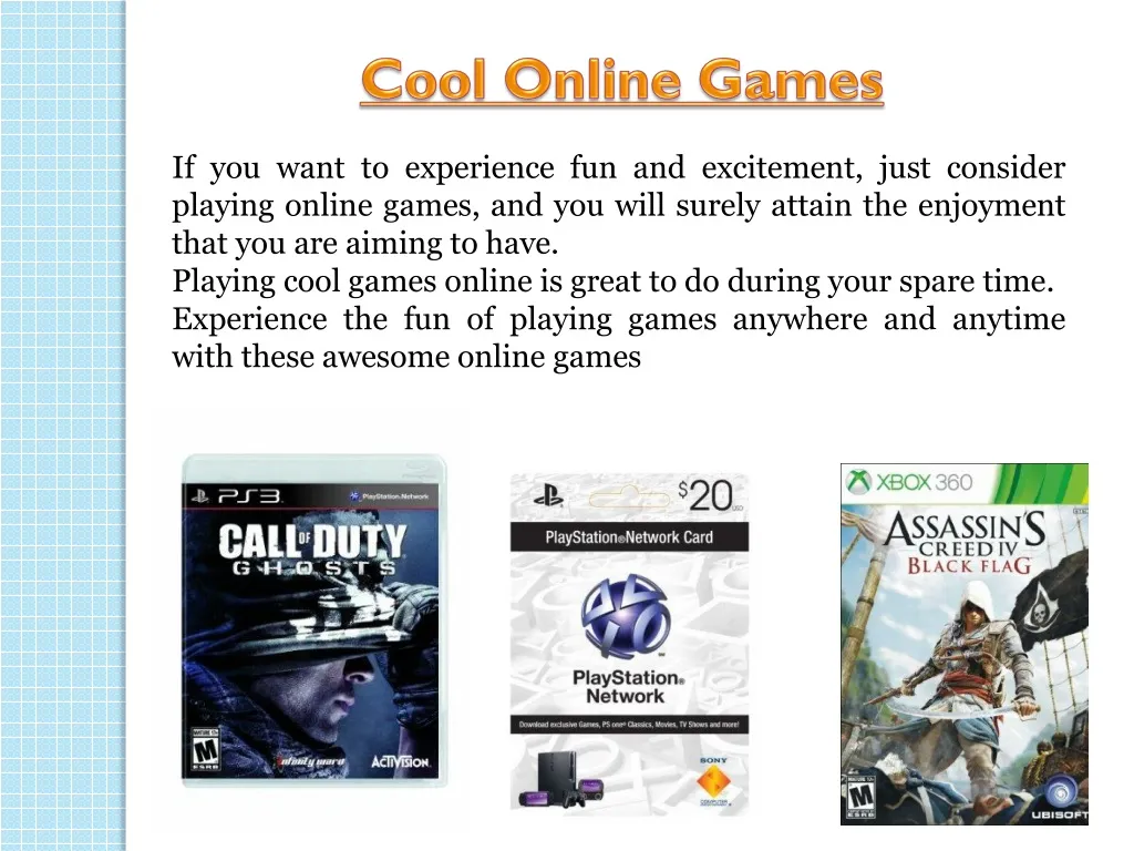 cool online games