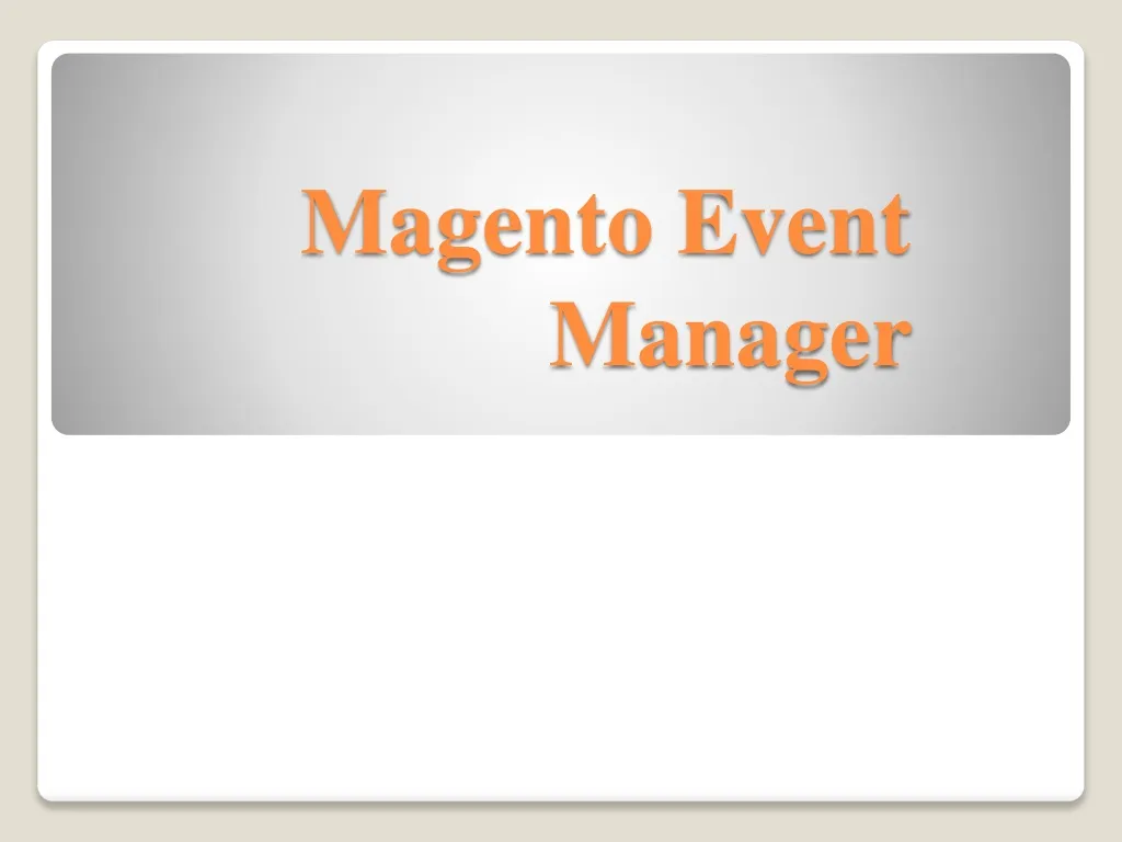 magento event manager