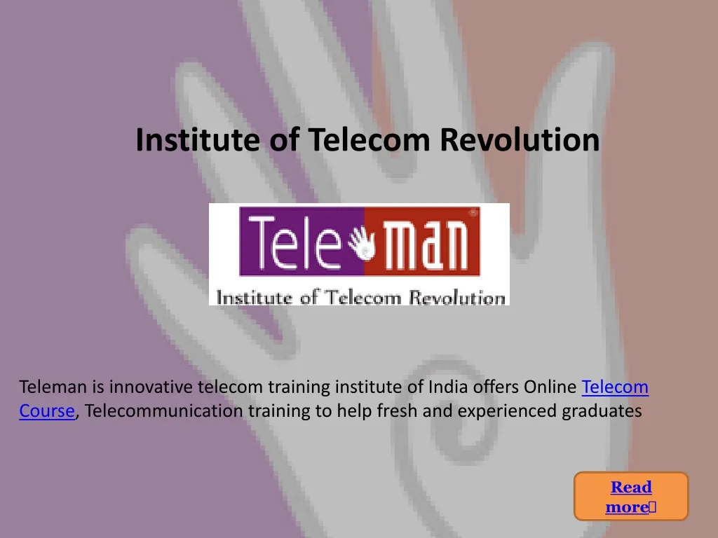institute of telecom revolution