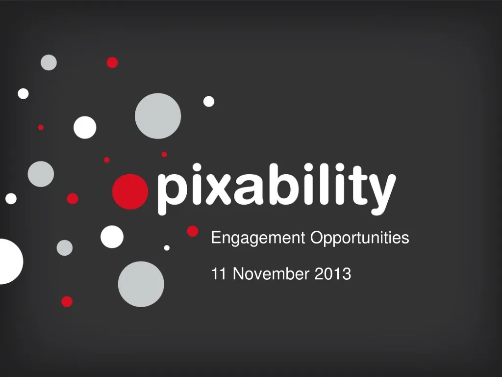 engagement opportunities 11 november 2013