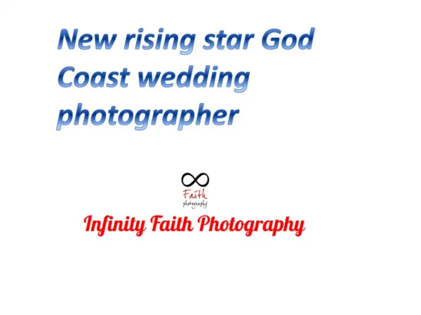 New rising star God Coast wedding photographer