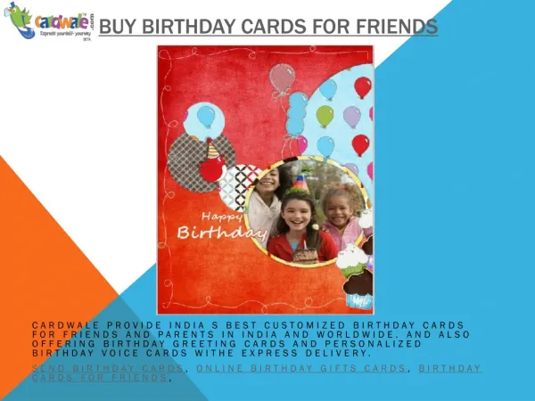 Buy Birthday Cards For Friends