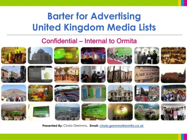 Barter for Advertising United Kingdom Media Lists