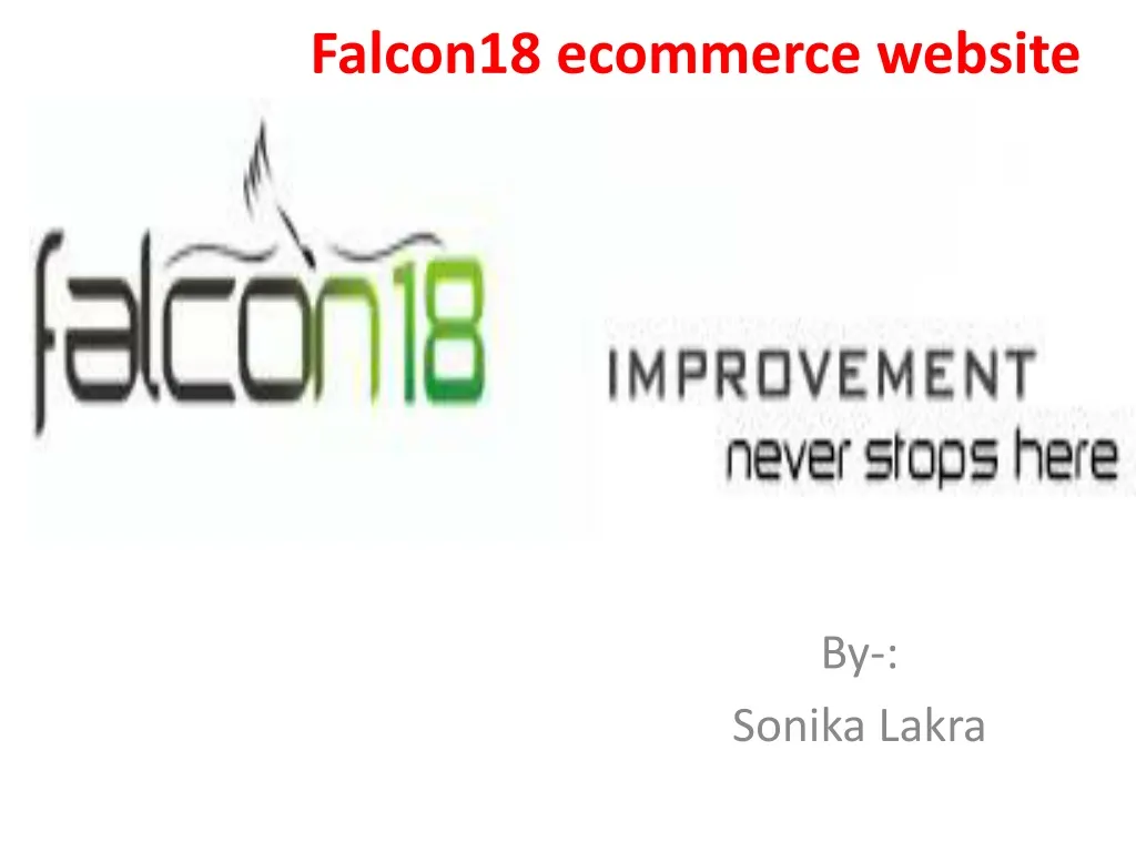 falcon18 ecommerce website