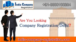 Company Registration in Delhi - slide 1