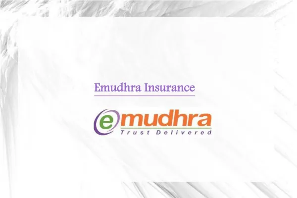 eMudhra Insurance