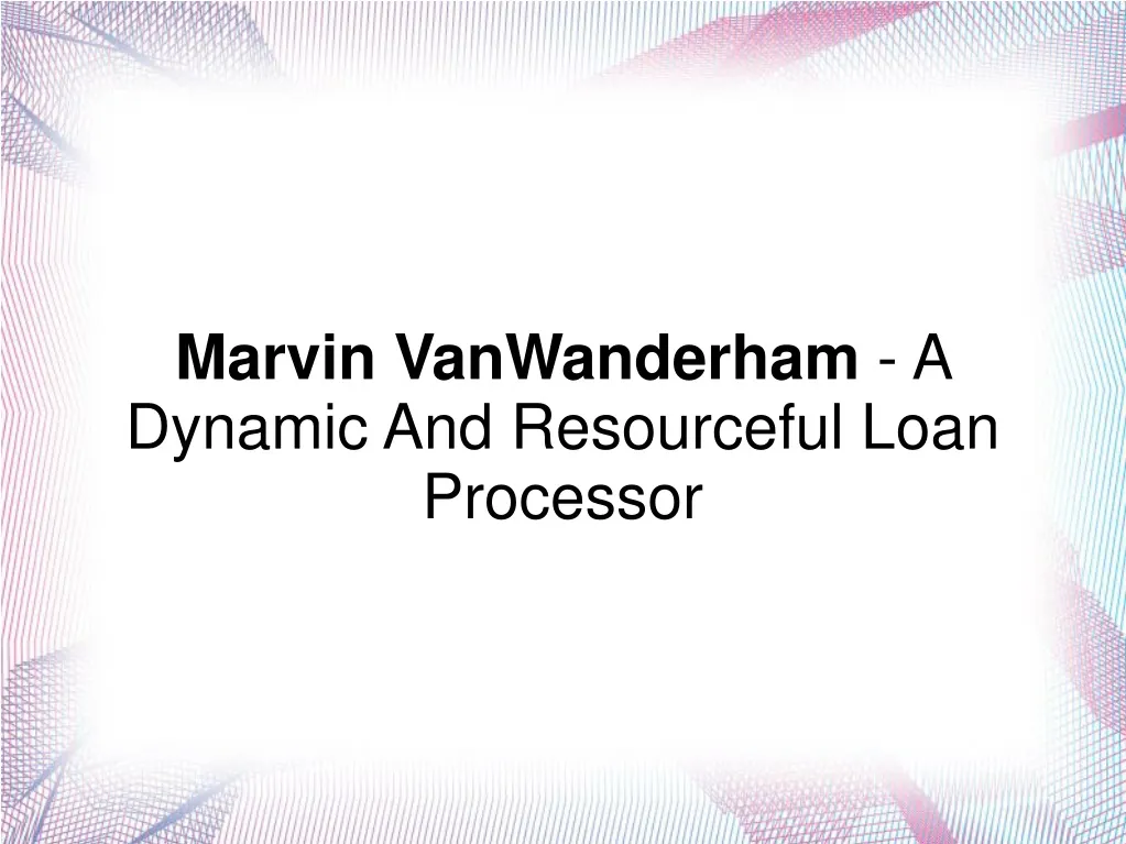 marvin vanwanderham a dynamic and resourceful
