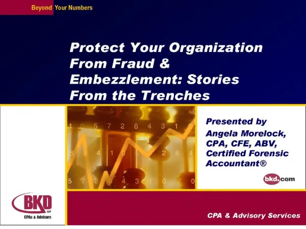 protect your organization from fraud embezzlement: stories from the trenches