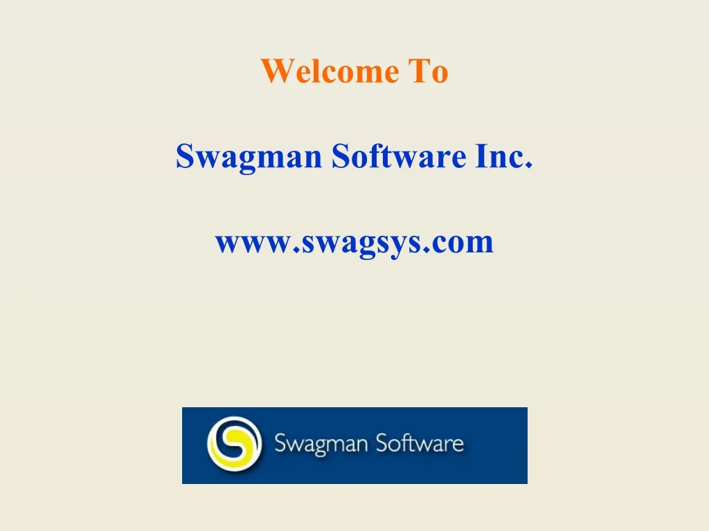 welcome to swagman software inc www swagsys com