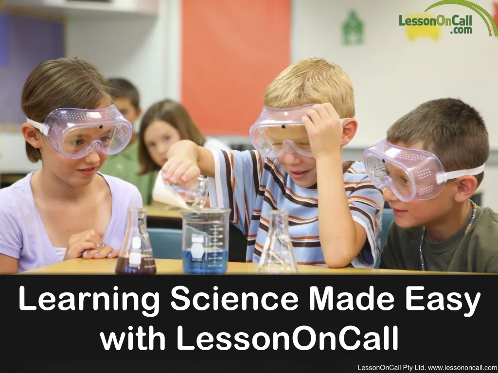 learning science made easy with lessononcall