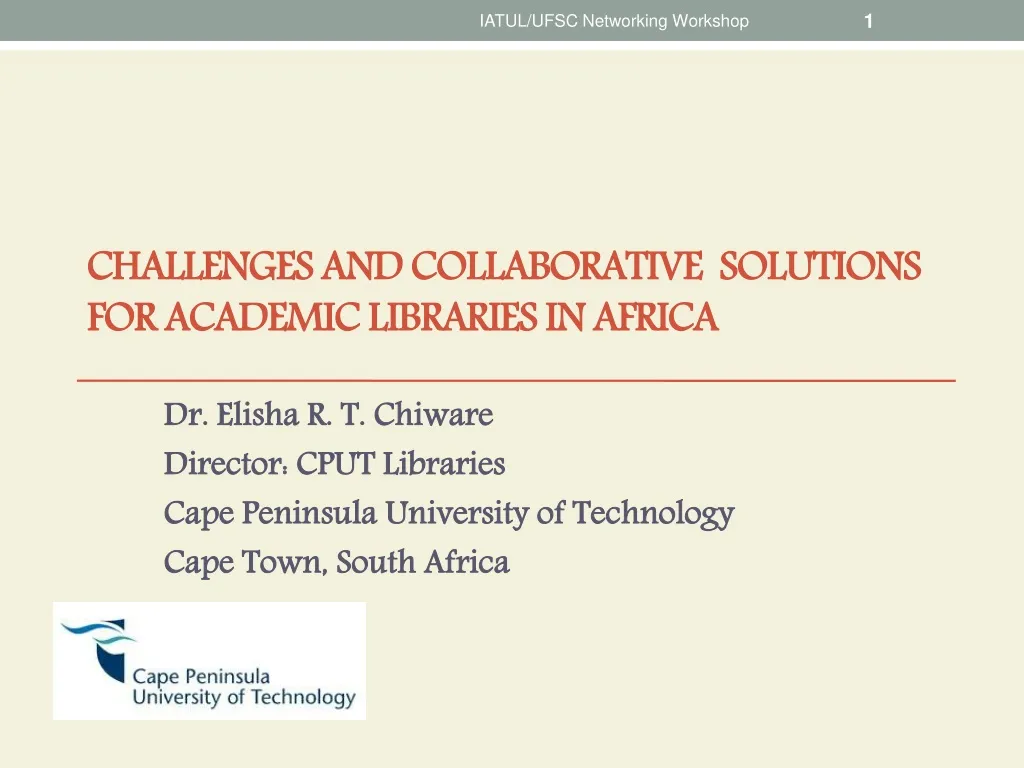 challenges and collaborative solutions for academic libraries in africa