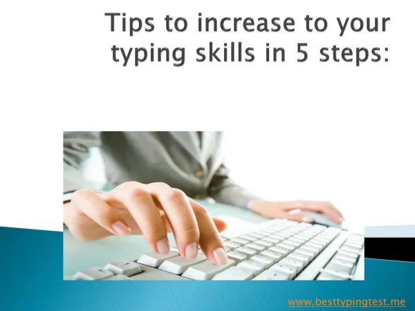 tips to increase typing speed