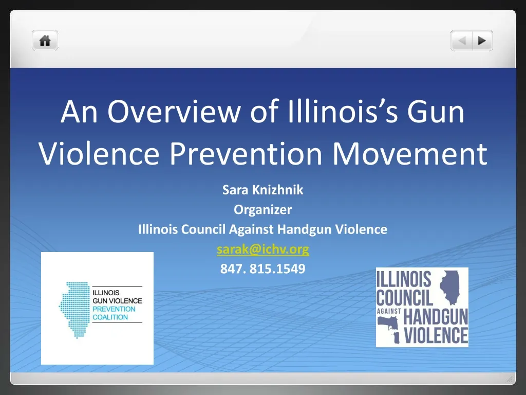 an overview of illinois s gun violence prevention movement