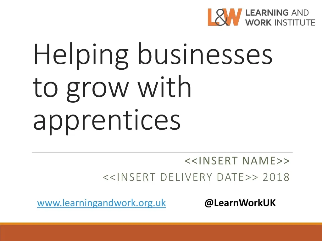 helping businesses to grow with apprentices