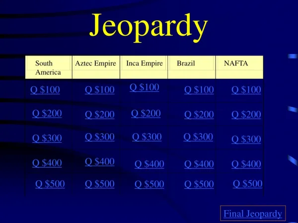 Jeopardy