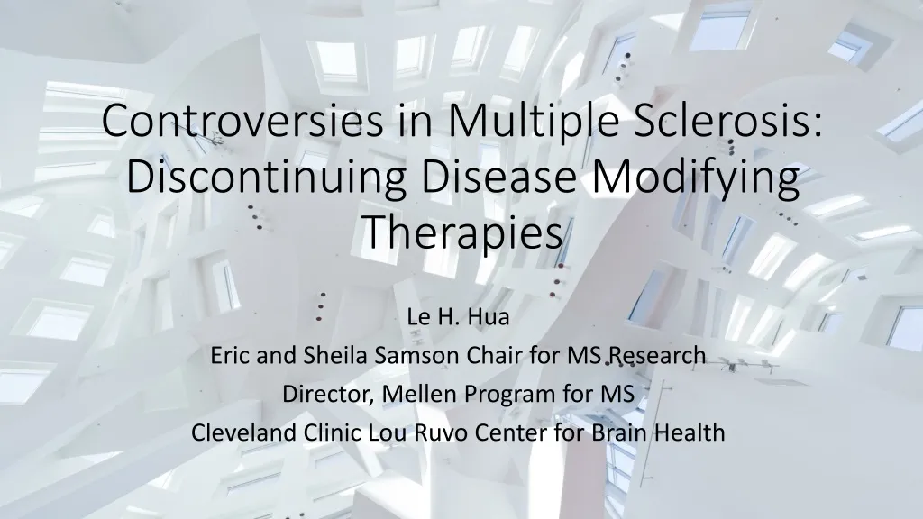 controversies in multiple sclerosis discontinuing disease modifying therapies