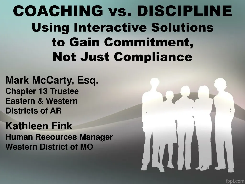 coaching vs discipline using interactive solutions to gain commitment not just compliance