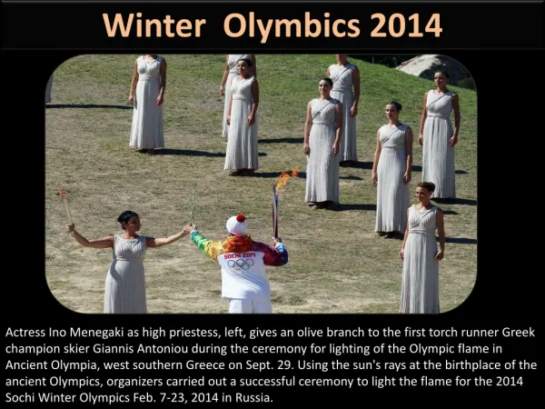 Winter Olymbics 2014