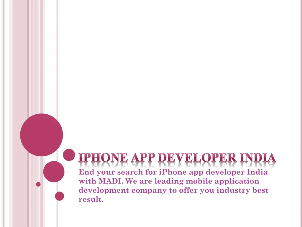 iphone app developer india