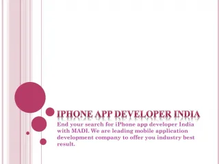 iPhone Application Development Company