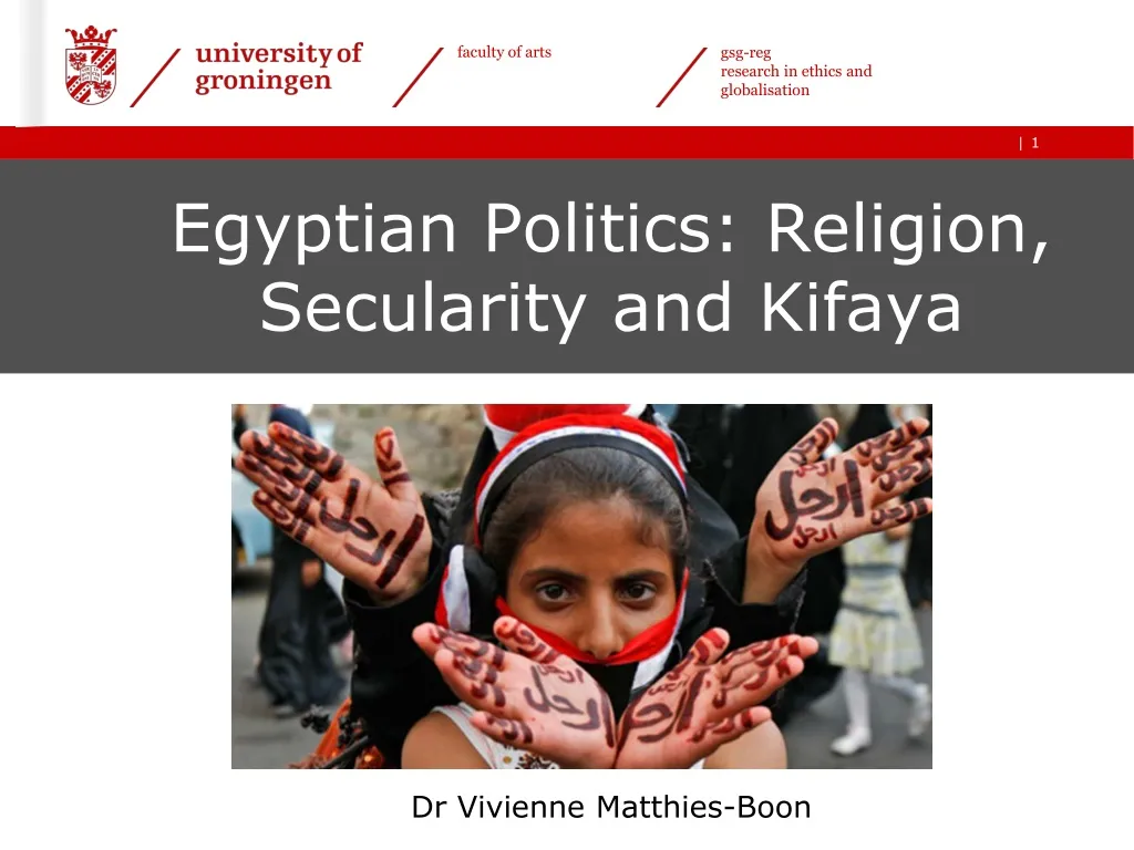 egyptian politics religion secularity and kifaya
