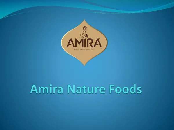 Karan Chanana - Chairman of Amira Foods