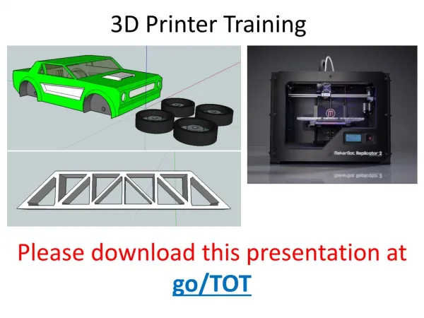 3D Printer Training