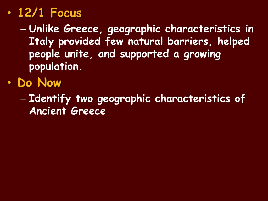 12 1 focus unlike greece geographic