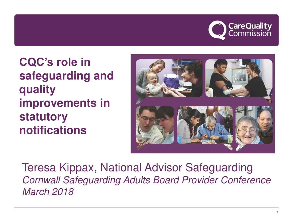 cqc s role in safeguarding and quality