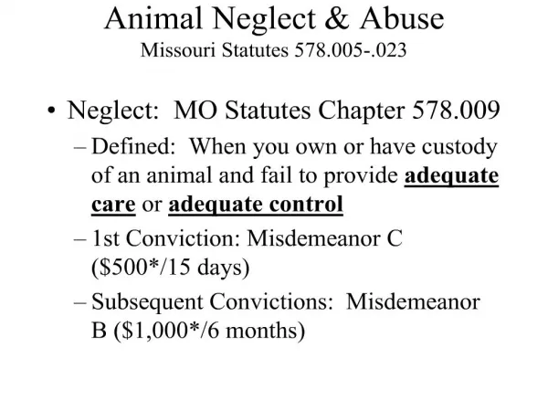 animal neglect abuse