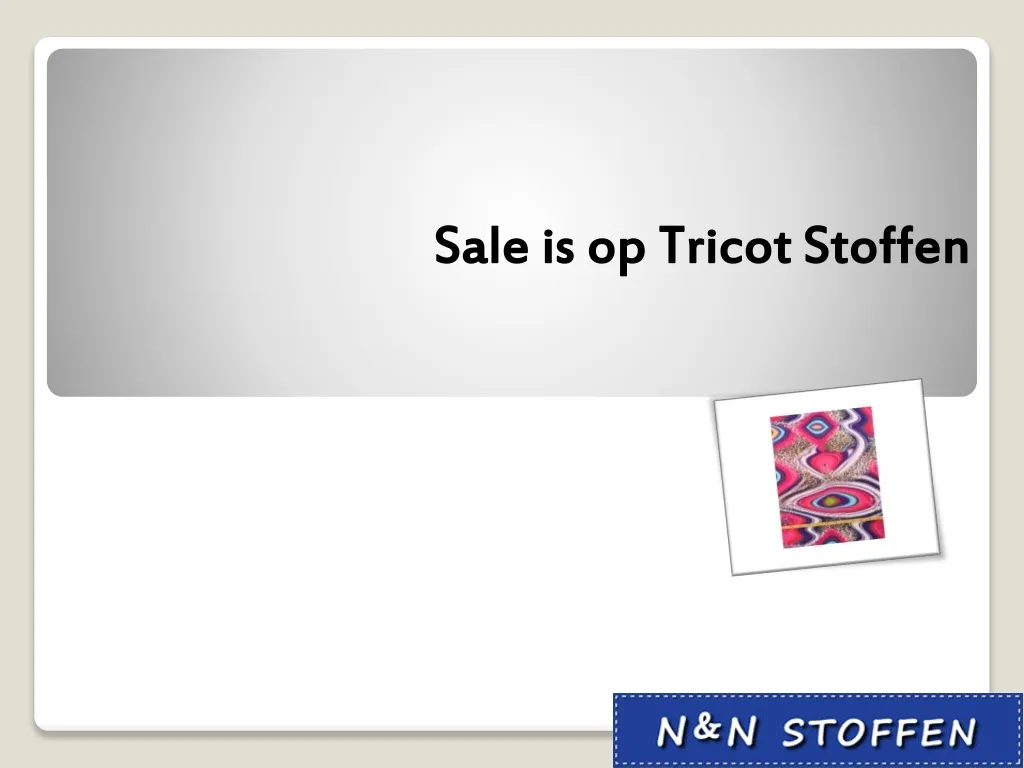 sale is op tricot stoffen