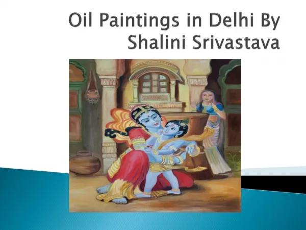 An Alluring Oil Painting Exhibition at Art Gallery in Delhi